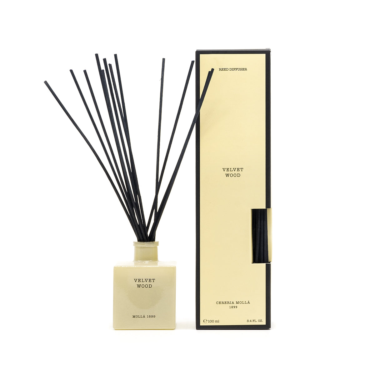 Cereria Molla Velvet Wood Reed Diffuser