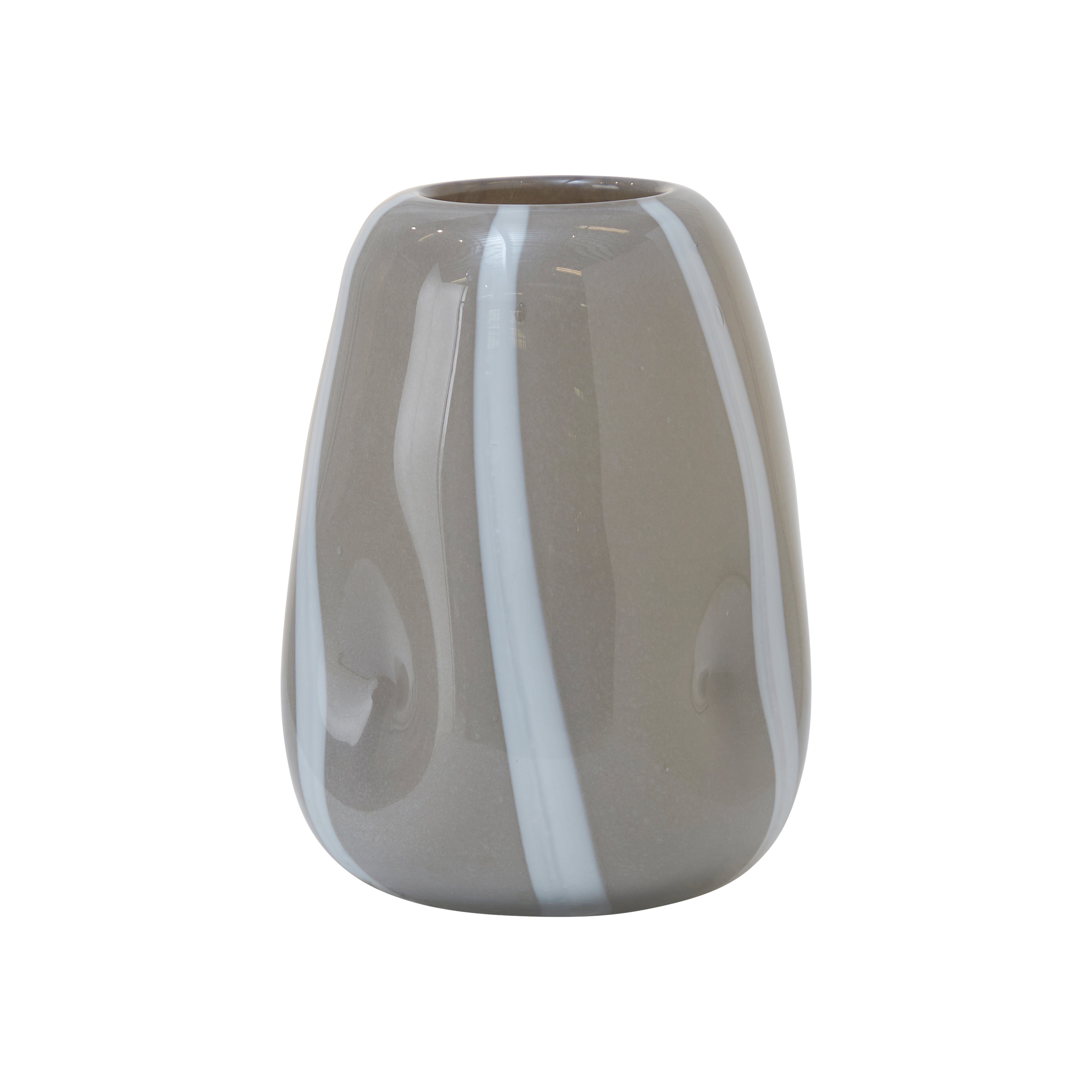 Wikholm Nova Vase Sand/White 19cm