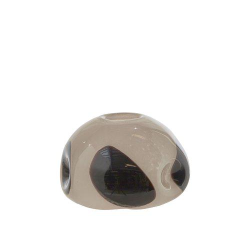 Wikholm Nova Vase Beige/Black 11cm