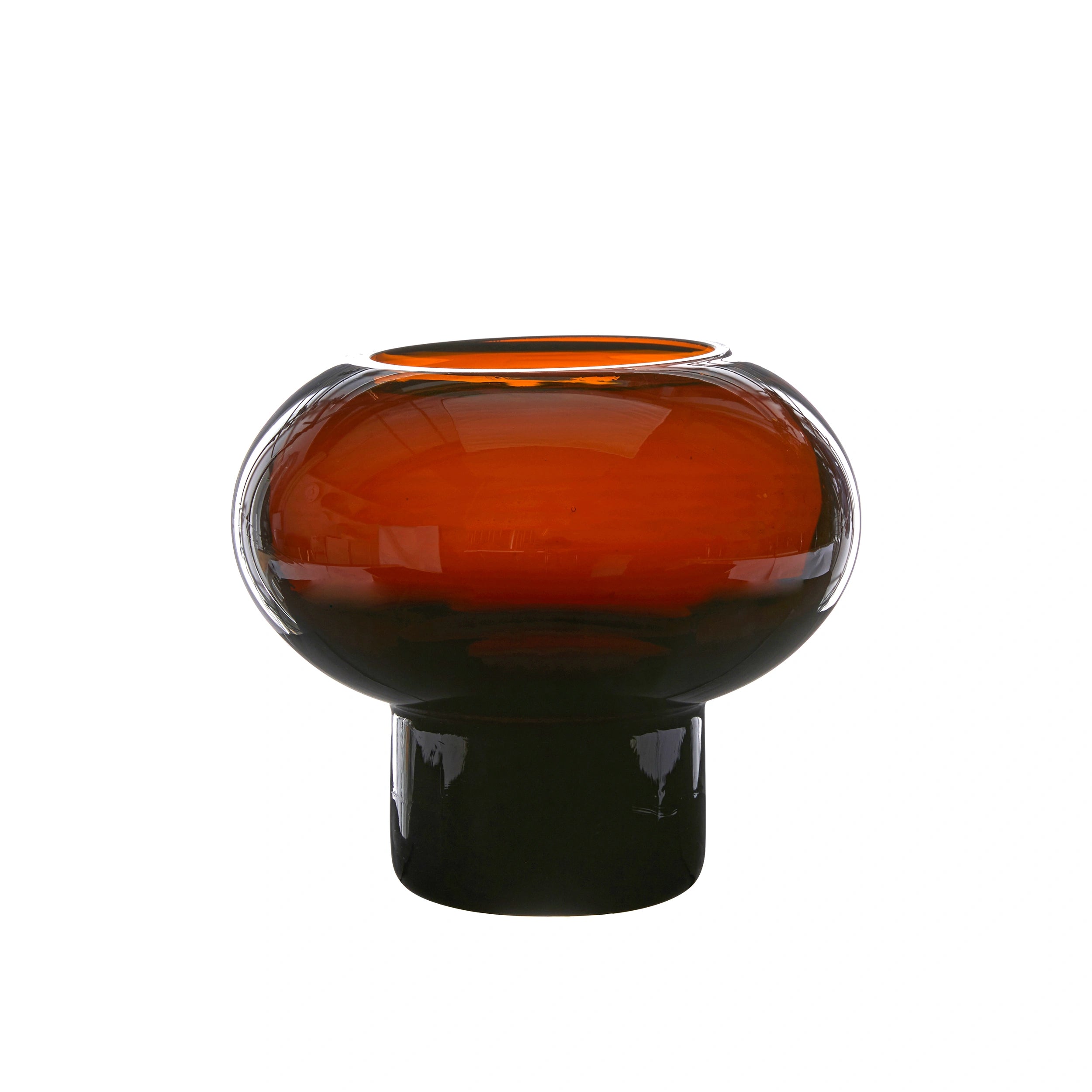 Wikholm Base Brown Vase Small