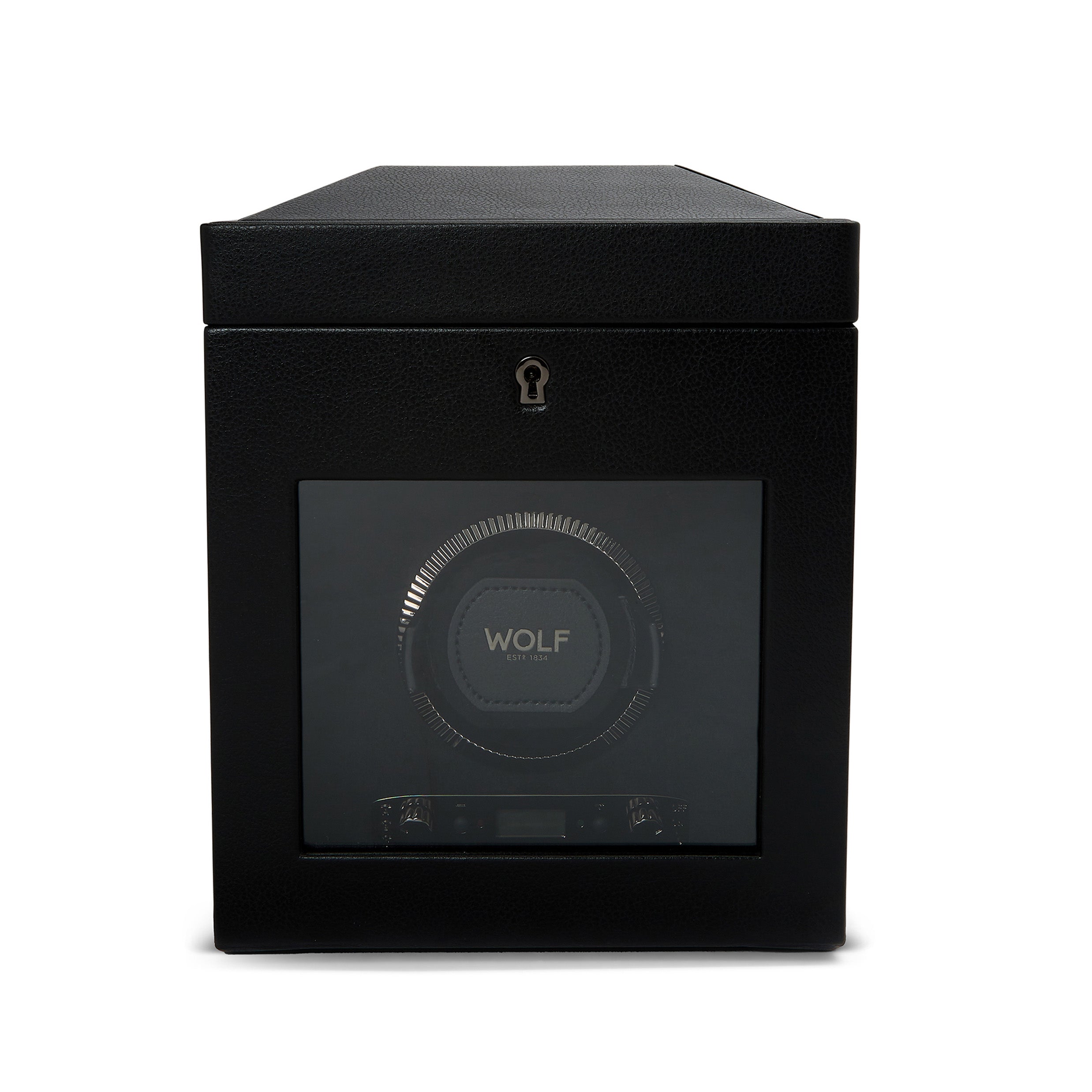 WOLF British Racing Single Watch Winder with Storage