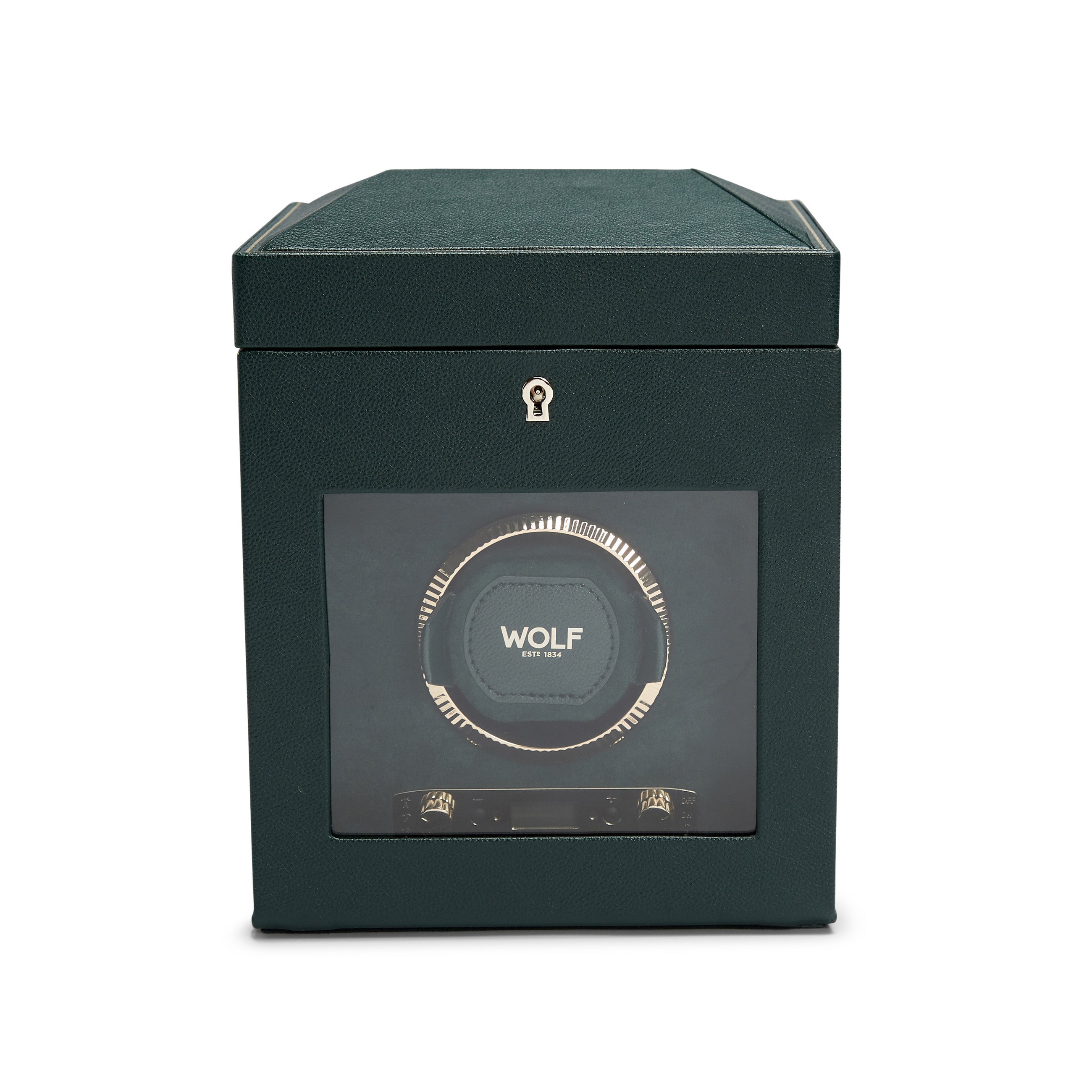 WOLF British Racing Single Watch Winder with Storage