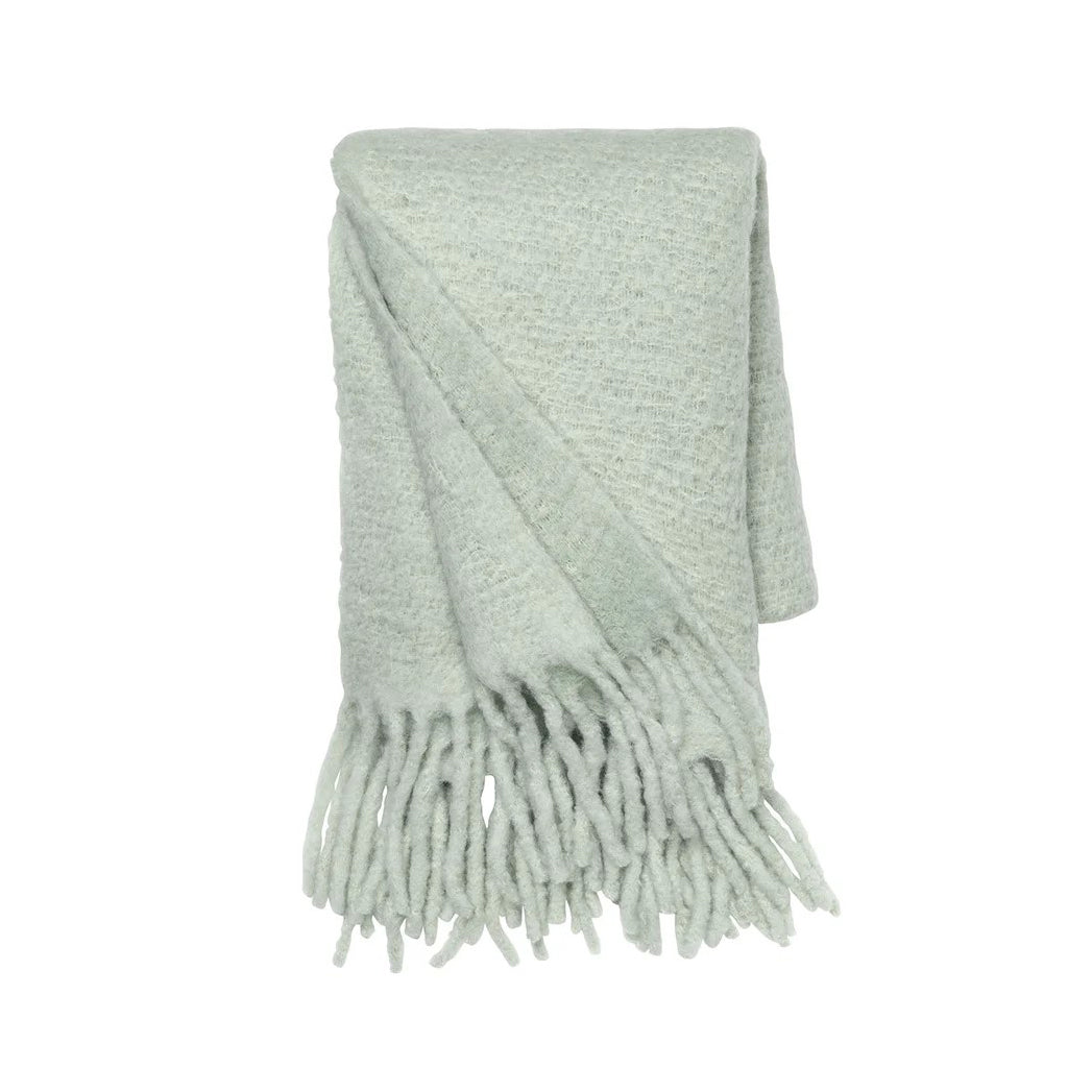 Cozy Living Mathea Seagrass Green Throw