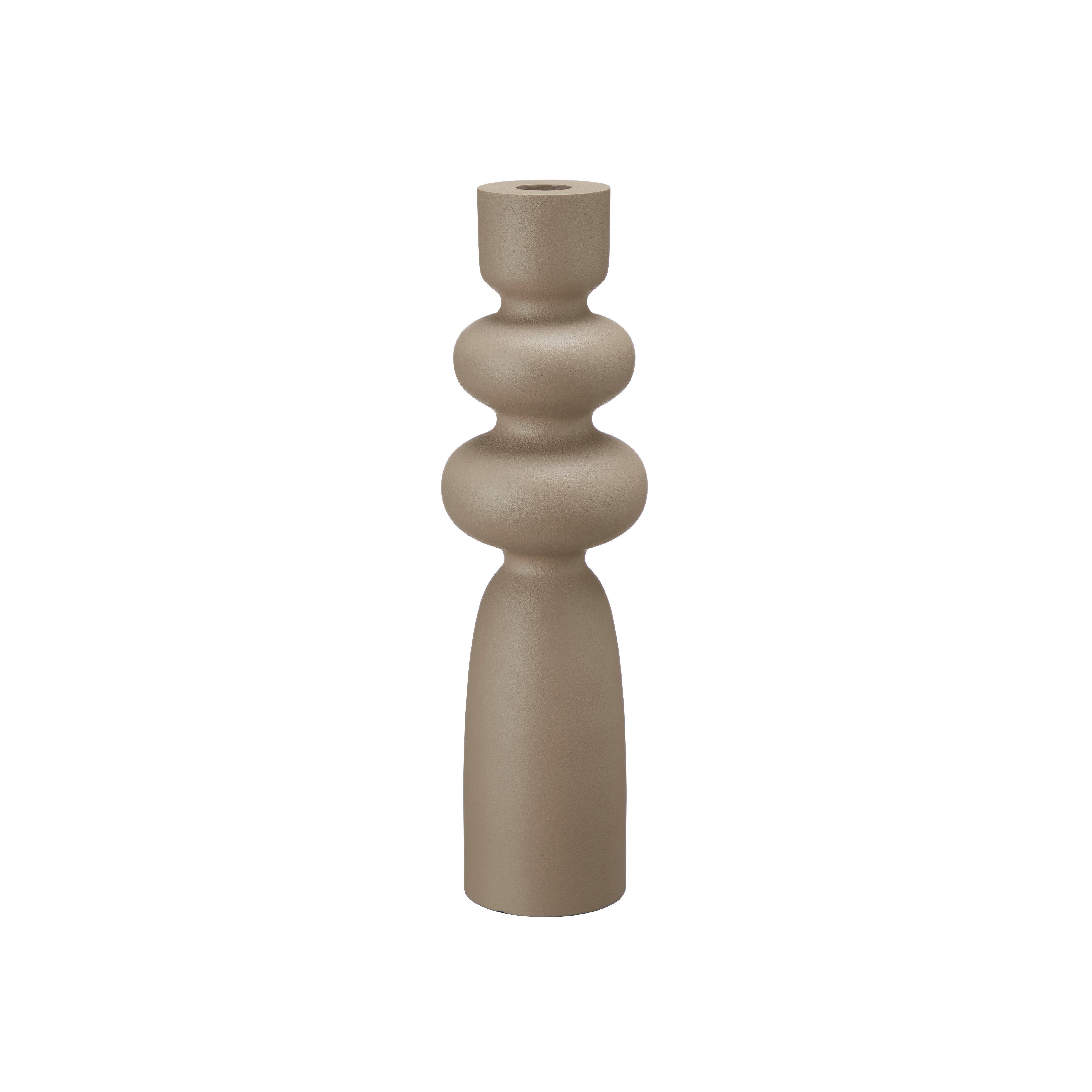 Wikholm Sonia Candleholders Linen Set of 2