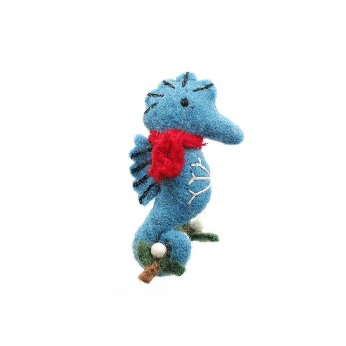 Amica Mini Seahorse with Mistletoe