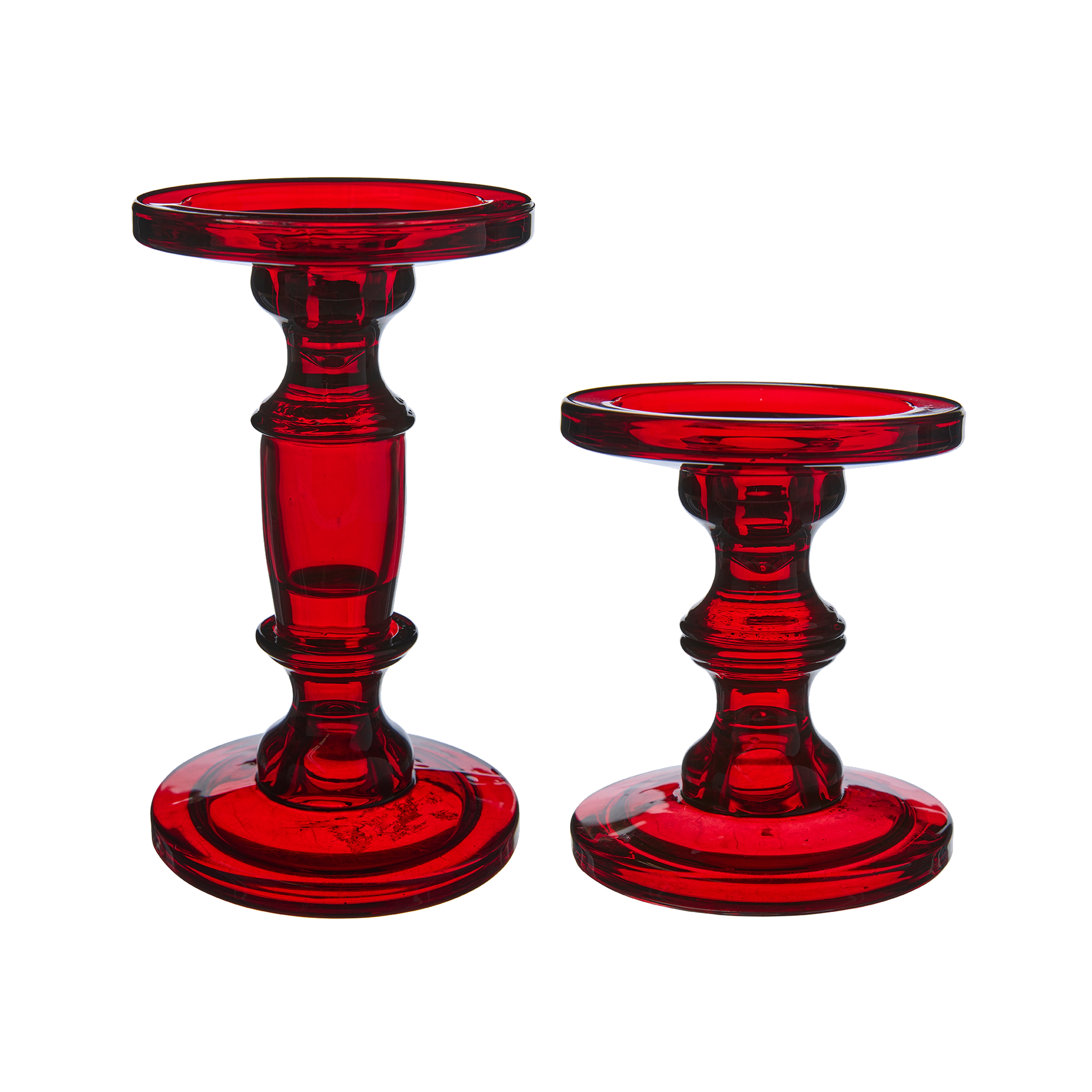 Wikholm Krista Red Candle Holder