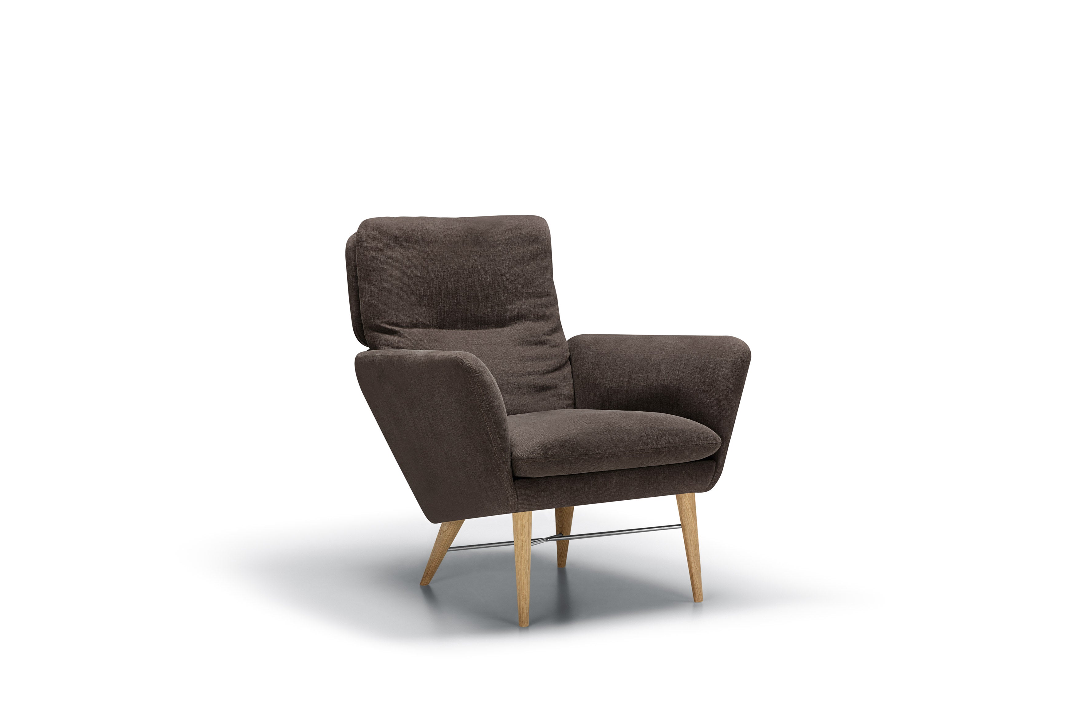 Mastrella Aida Armchair with Wooden Legs