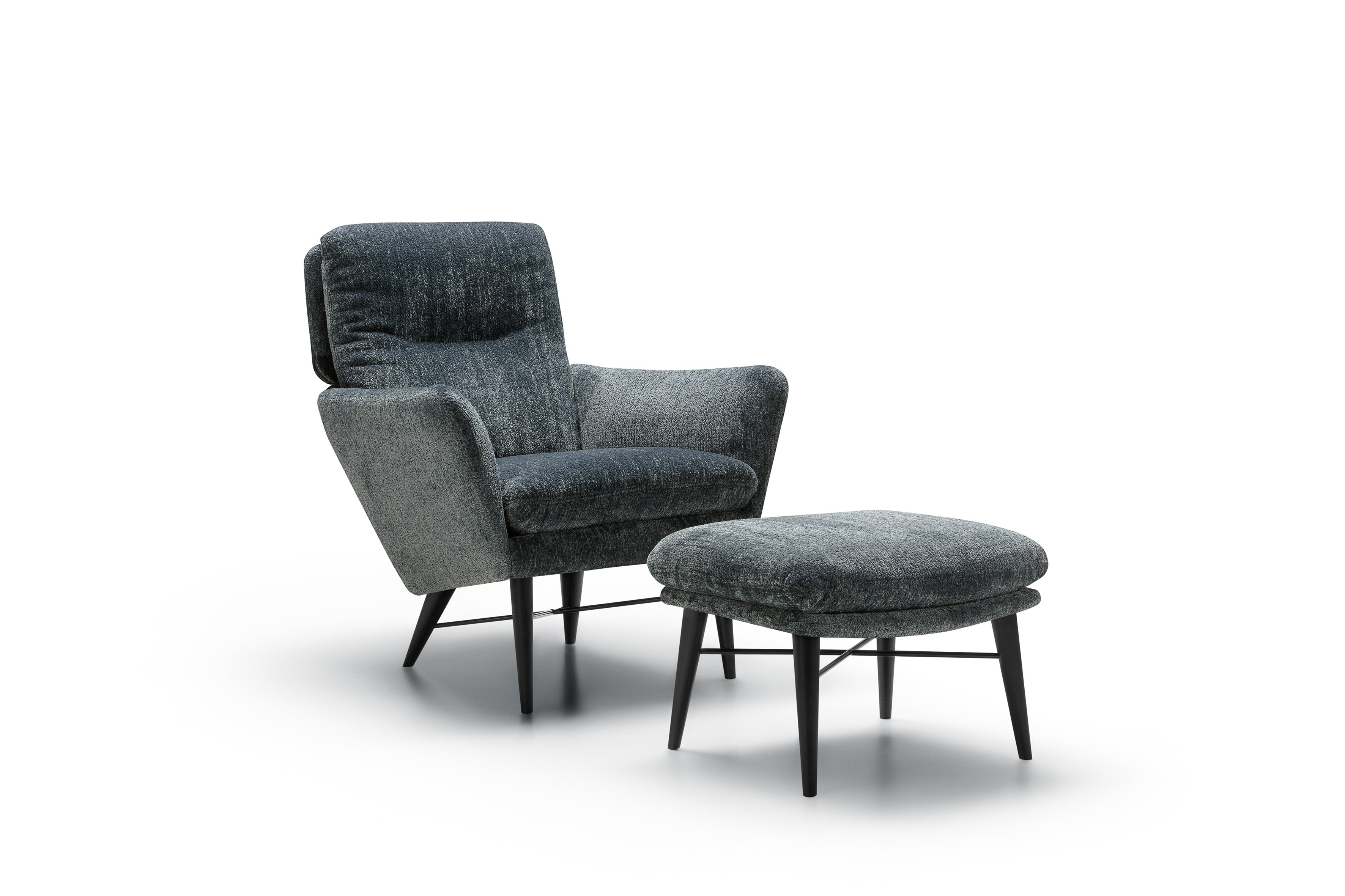 Mastrella Aida Armchair with Wooden Legs