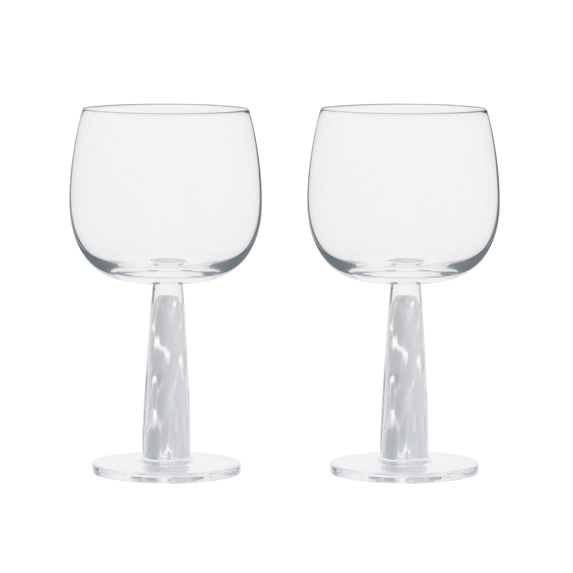 DRH Bjorn White Speckled Gin glasses