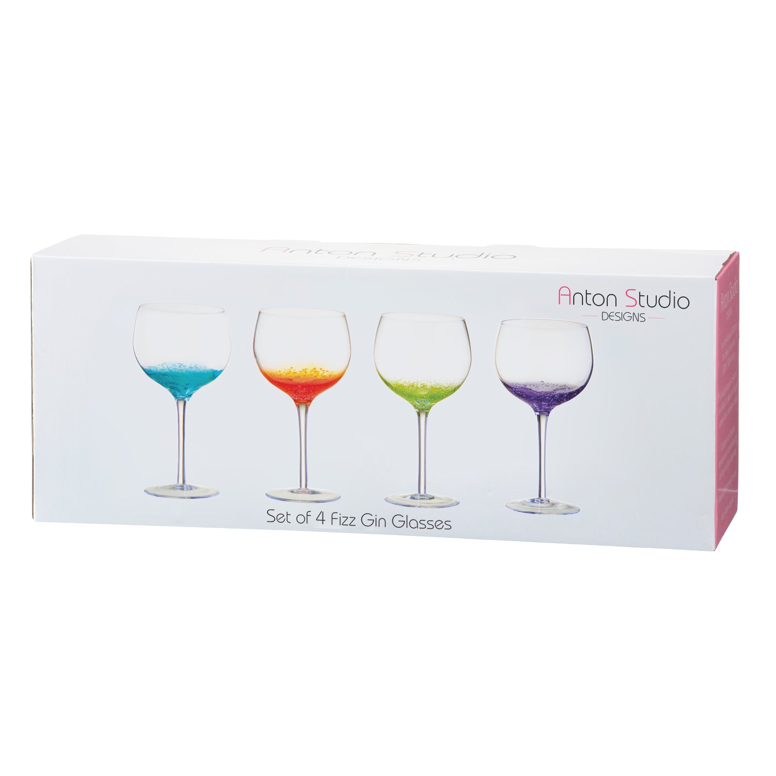 DRH Set of 4 Fizz Gin Glasses