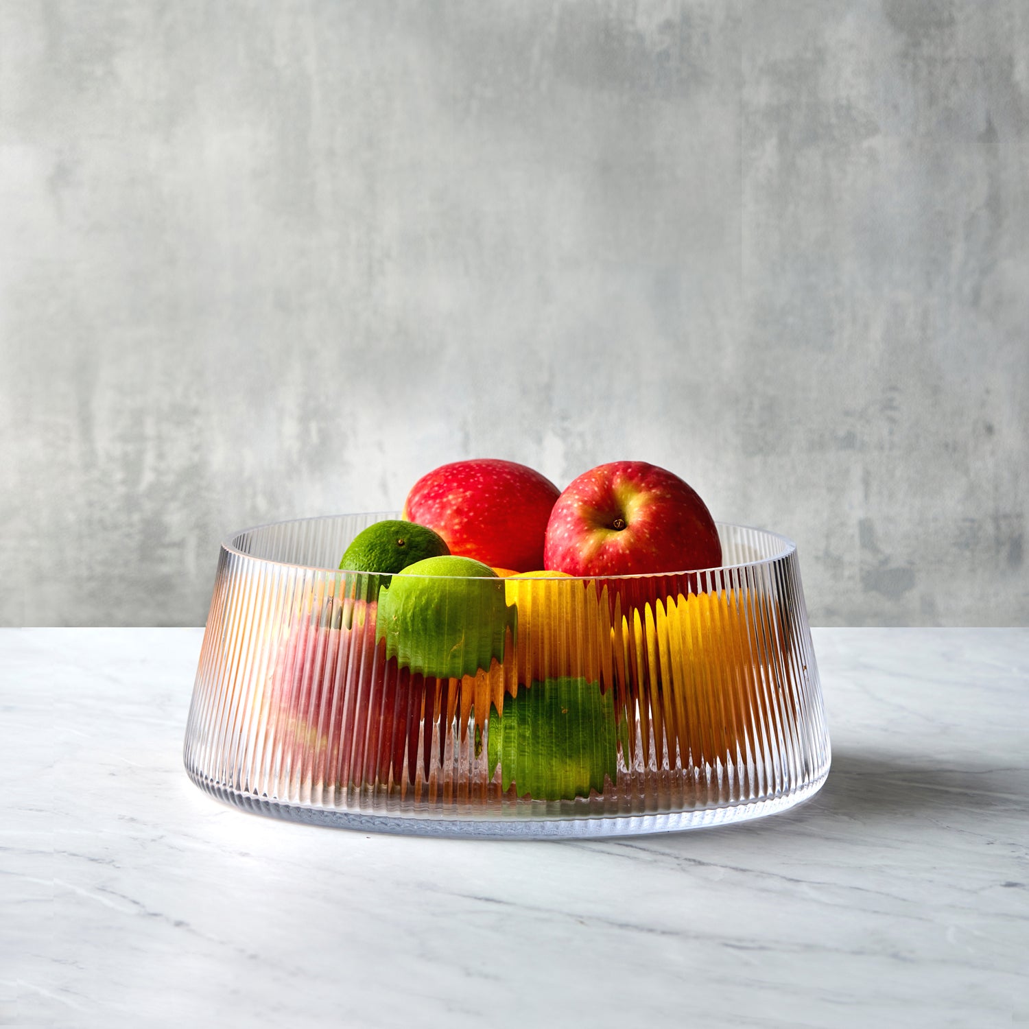 DRH Empire Ribbed Glass Salad Bowl