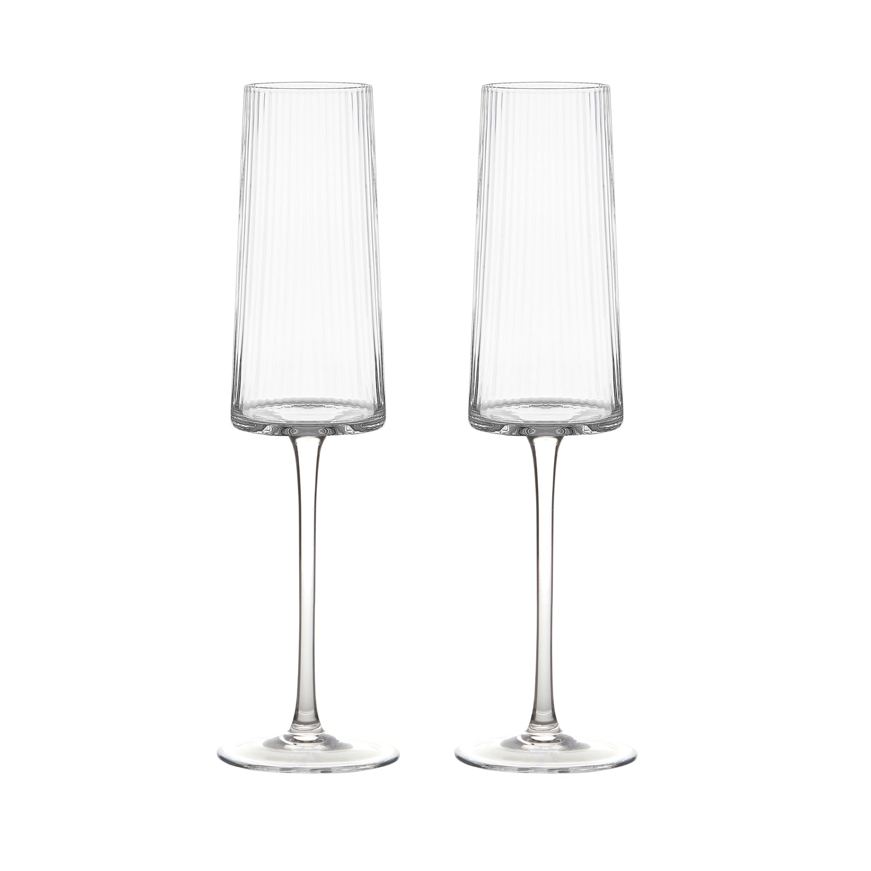 DRH Set of 2 Empire Champagne Flutes