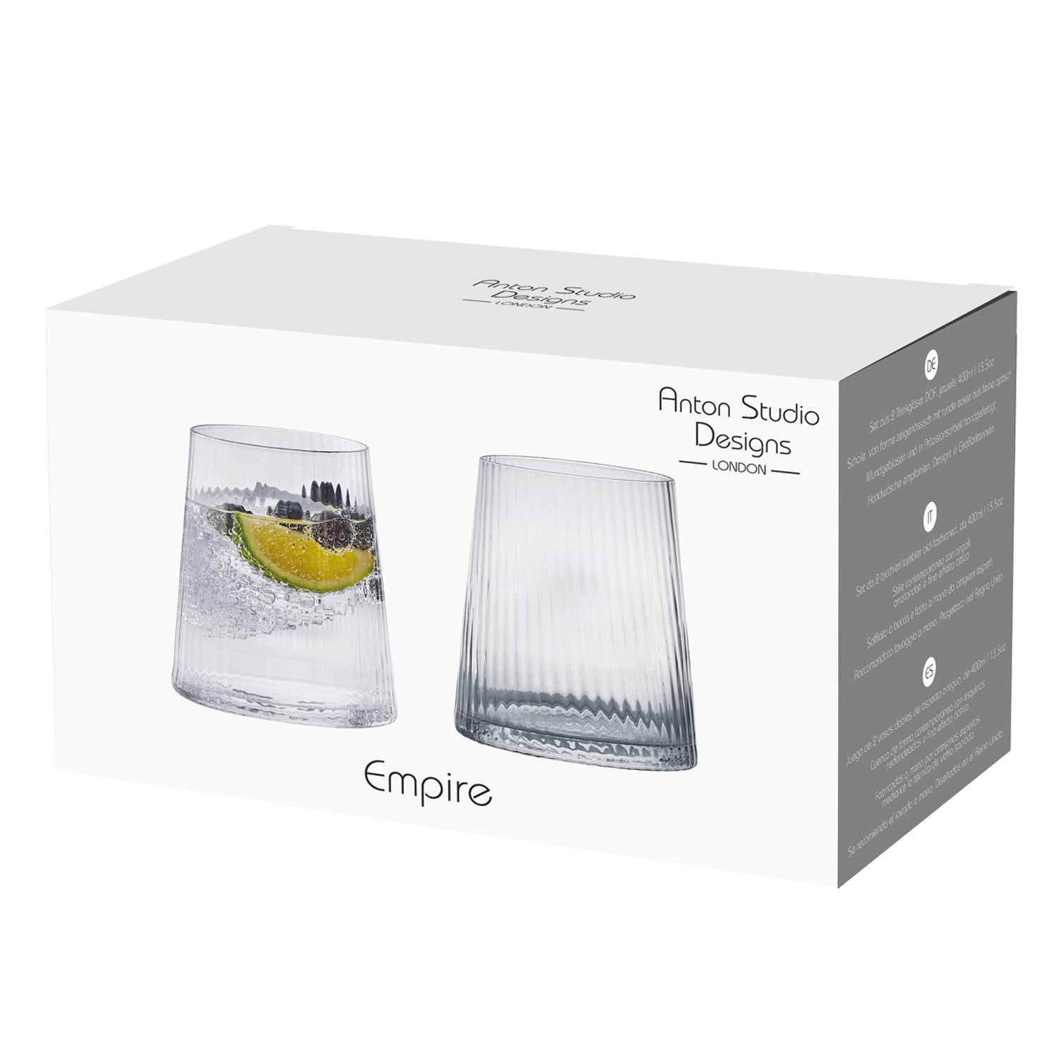 DRH Set of 2 Empire Tumblers