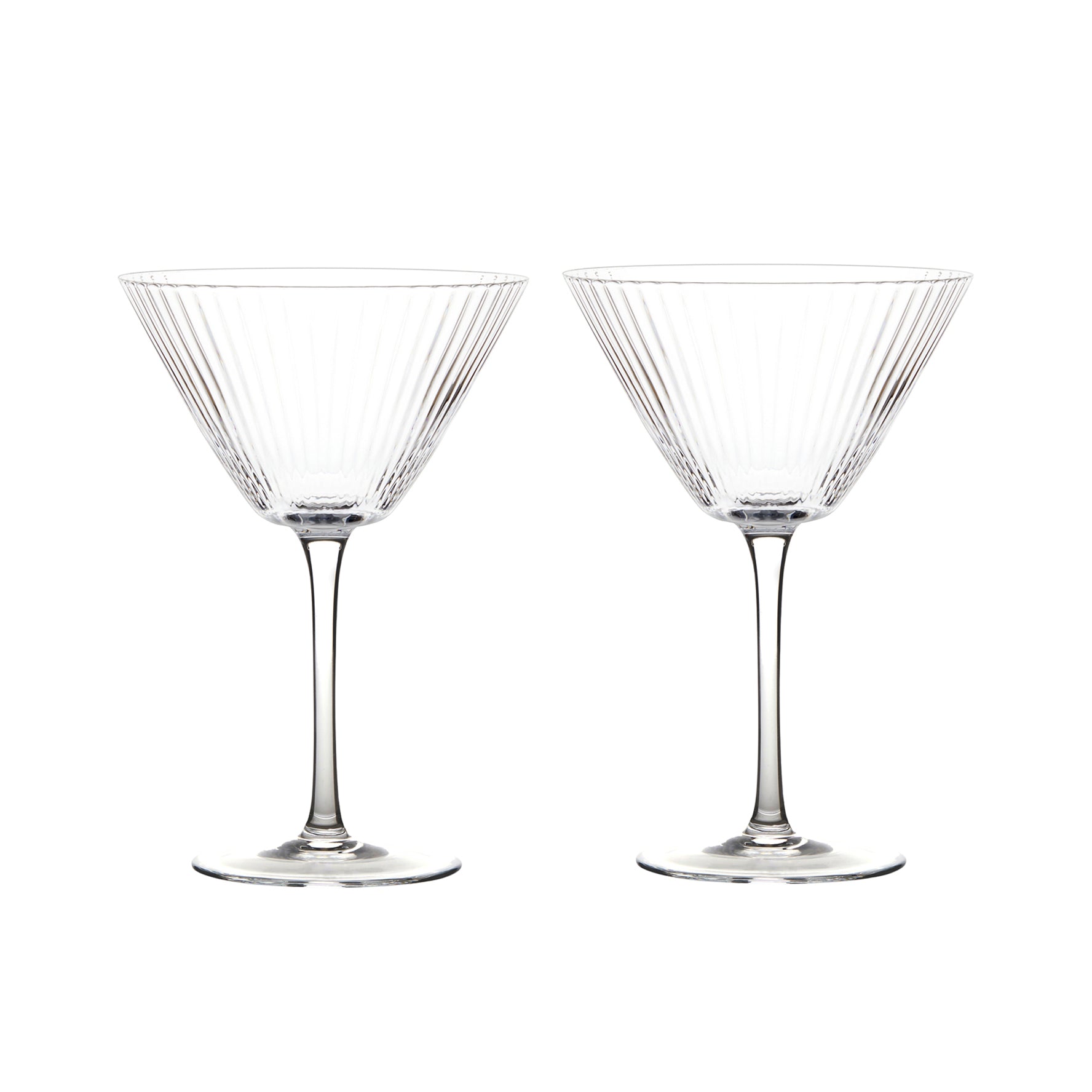 DRH Set of 2 Empire Cocktail Glasses