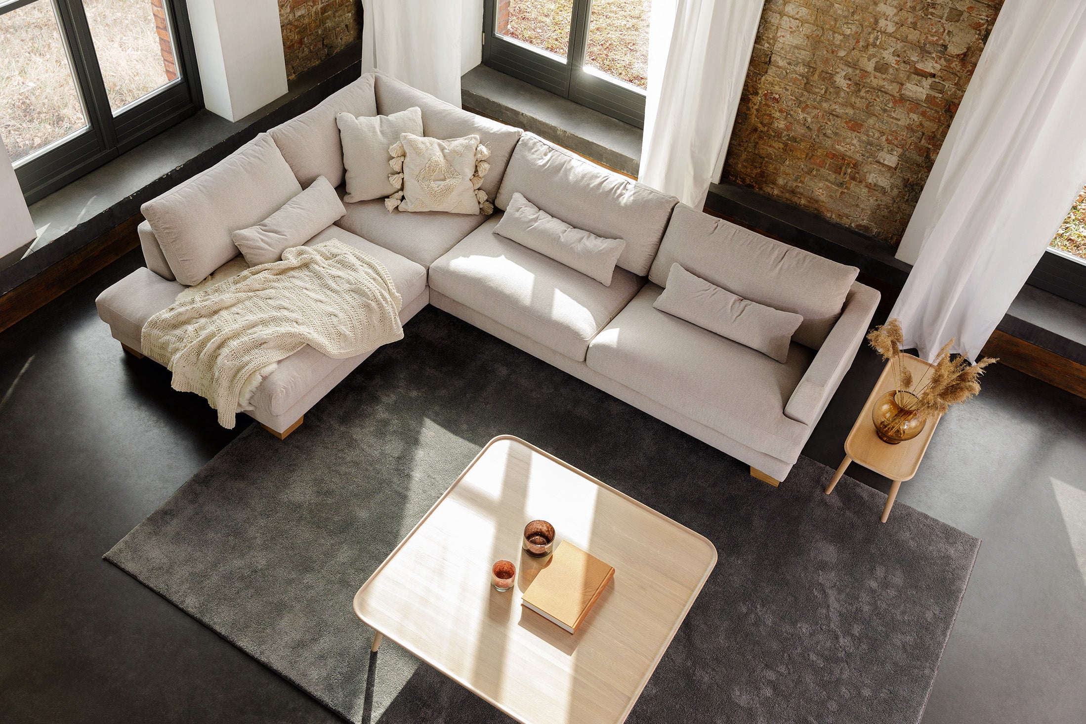 Mastrella Bruno Set 3 Left Corner Sofa Lux Comfort