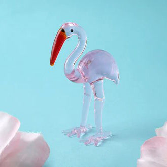 CGB Giftware Glass Flamingo