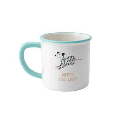 CGB Giftware Top Dog 'Dotty Dog Lady' Ceramic Mug