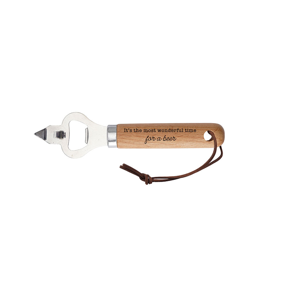 CGB Giftware Christmas Wooden Bottle Opener