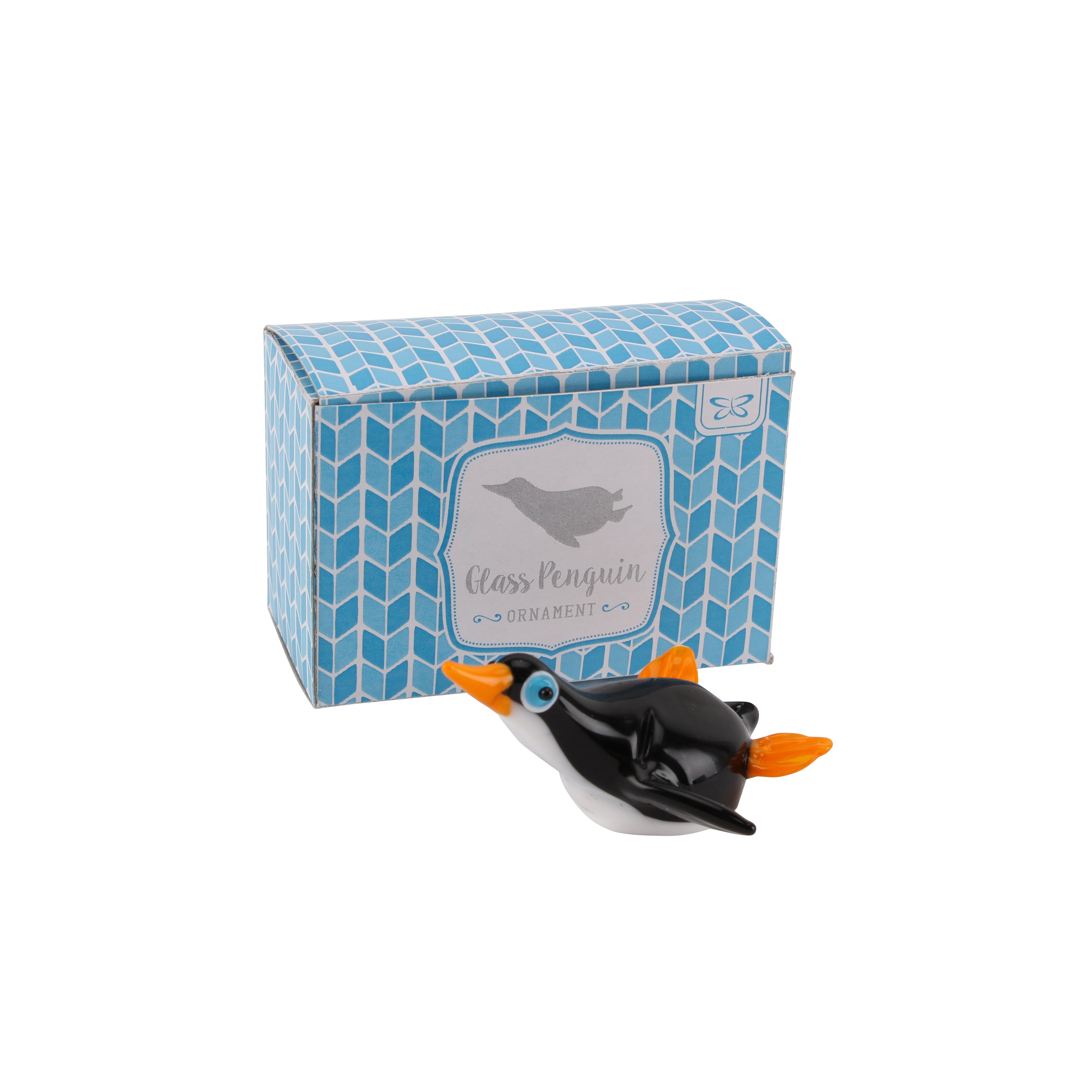 CGB Giftware Glass Sliding Penguin