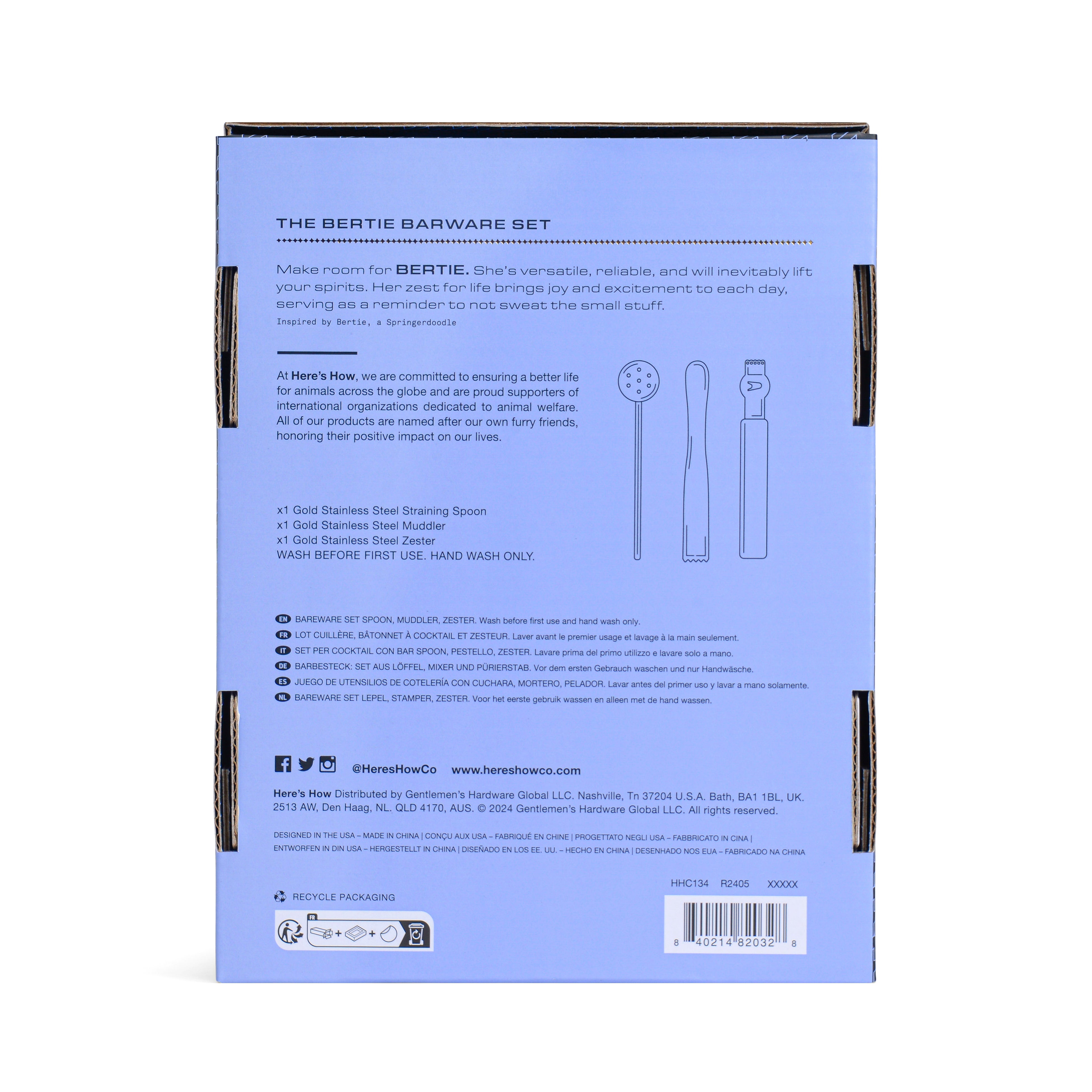 Designworks The Bertie Barware Set