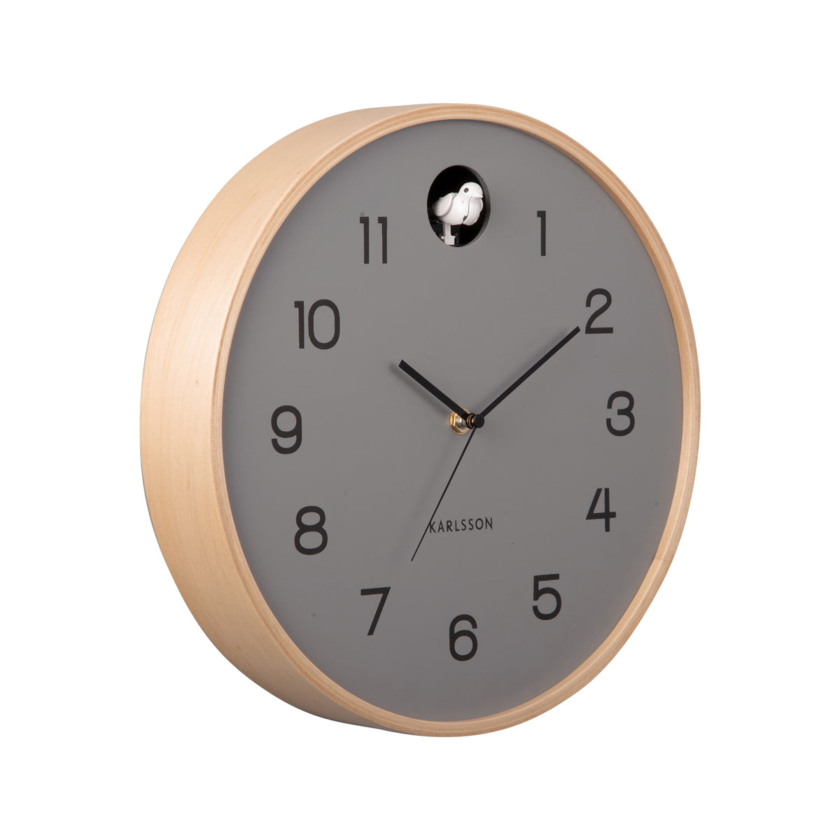 Karlsson Wall Clock Natural Cuckoo