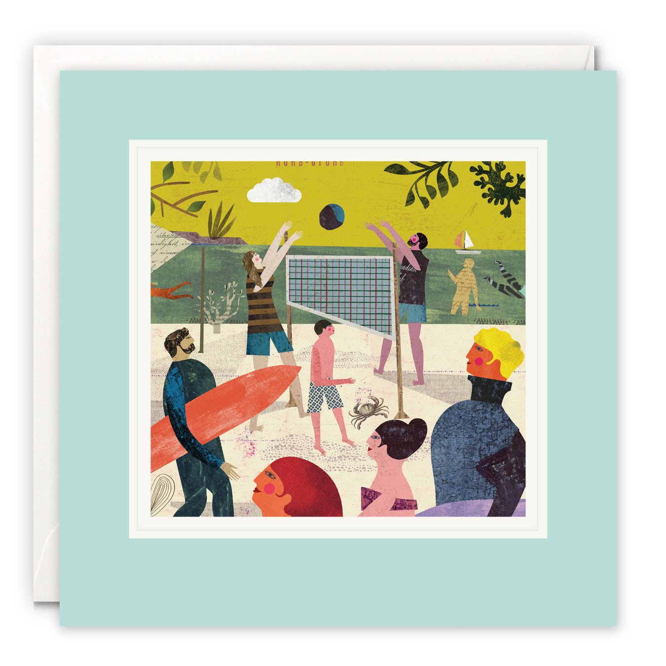 At The Beach Paintworks Card