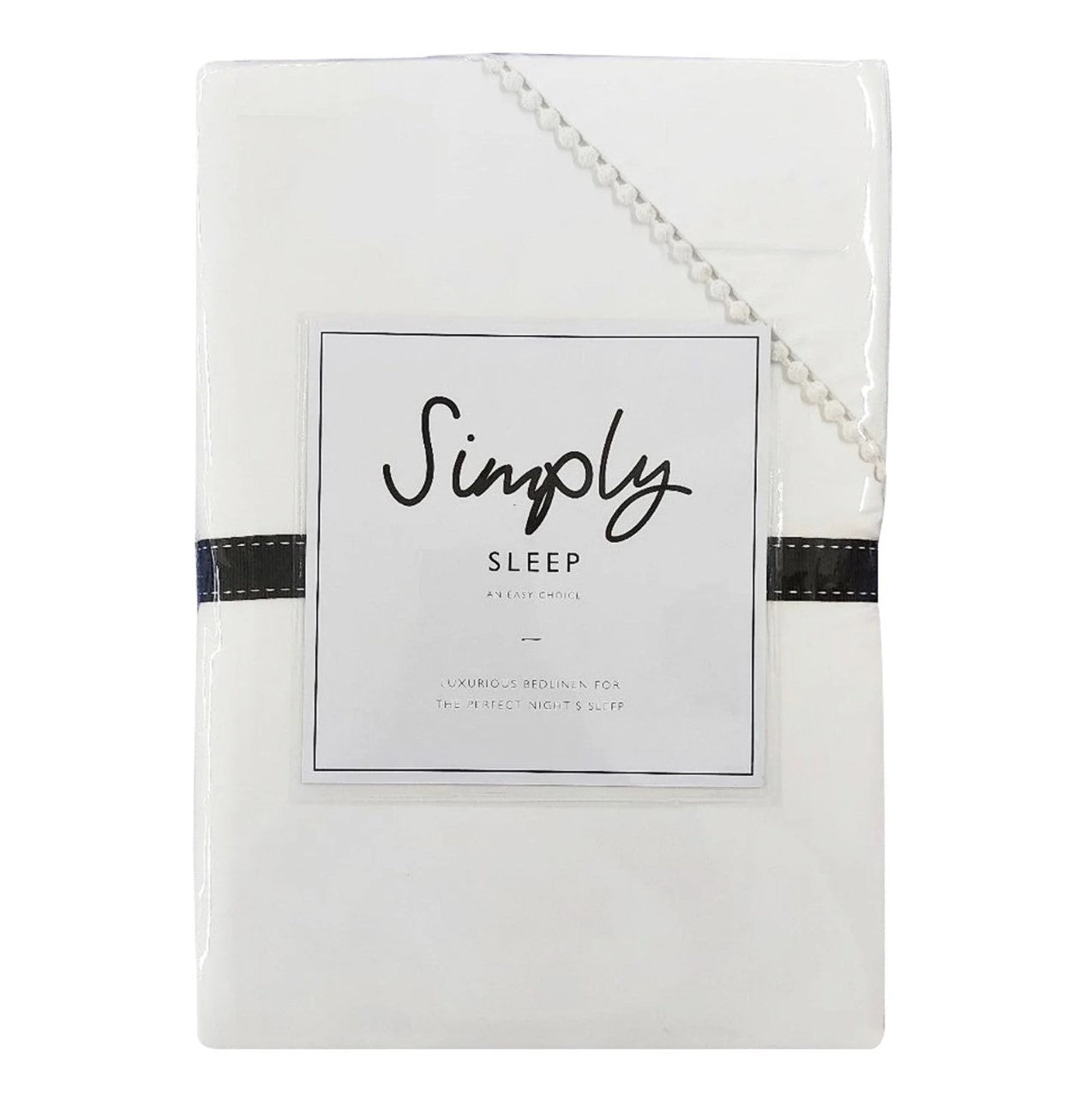 Simply Sleep Lace White Duvet Set