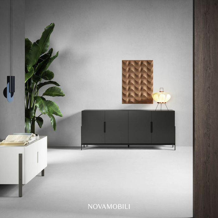 Novamobili Tall Rectangular Float Sideboard 4 Door