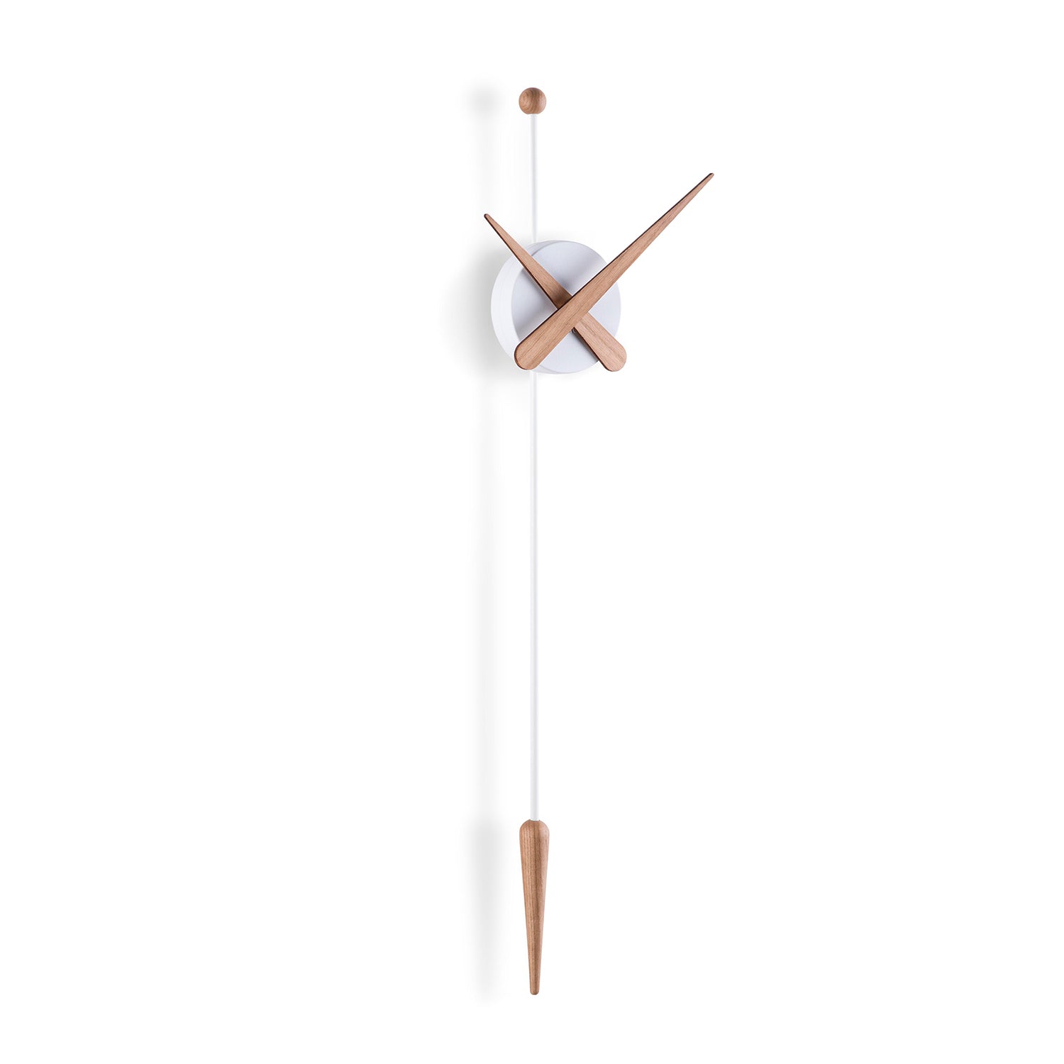 Nomon Punta White Oak 63cm Clock