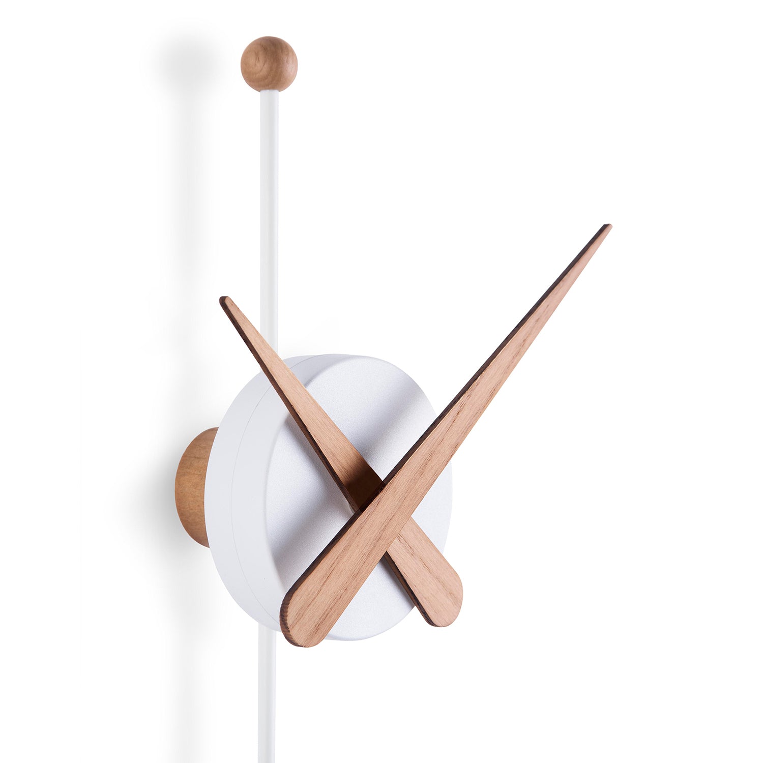 Nomon Punta White Oak 63cm Clock