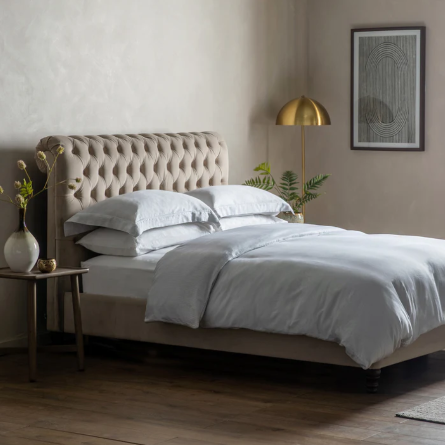 Simply Sleep Stripe Natural Duvet Set