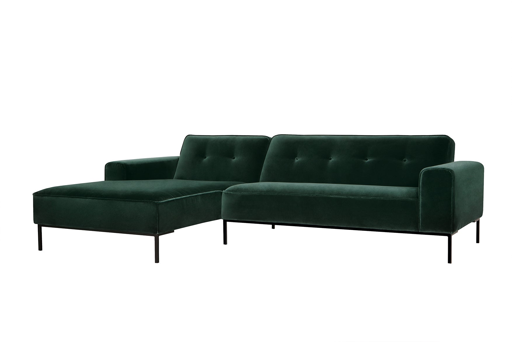 Mastrella Vezia Set 2 Corner Sofa with Buttons Left