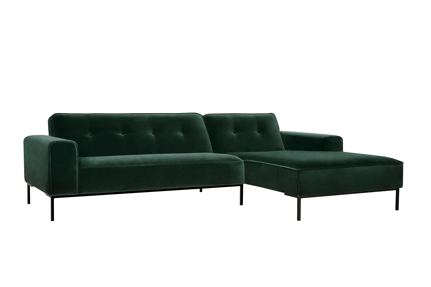 Mastrella Vezia Set 2 Corner Sofa with Buttons Right
