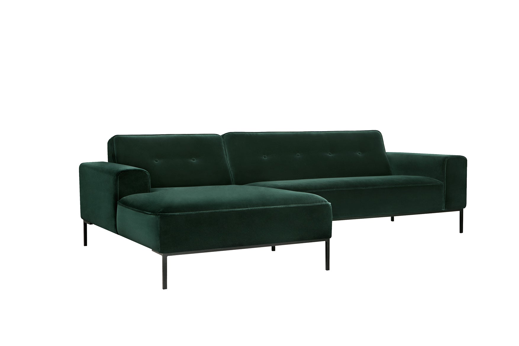 Mastrella Vezia Set 2 Corner Sofa with Buttons Left
