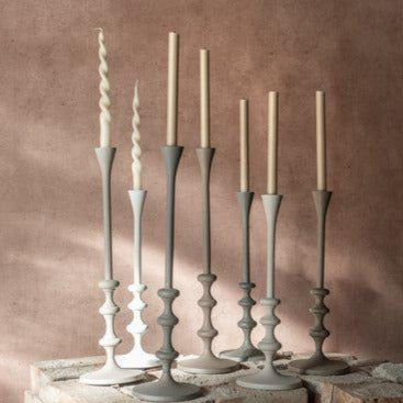 Wikholm Malia Candle Holder Matt Green 53cm