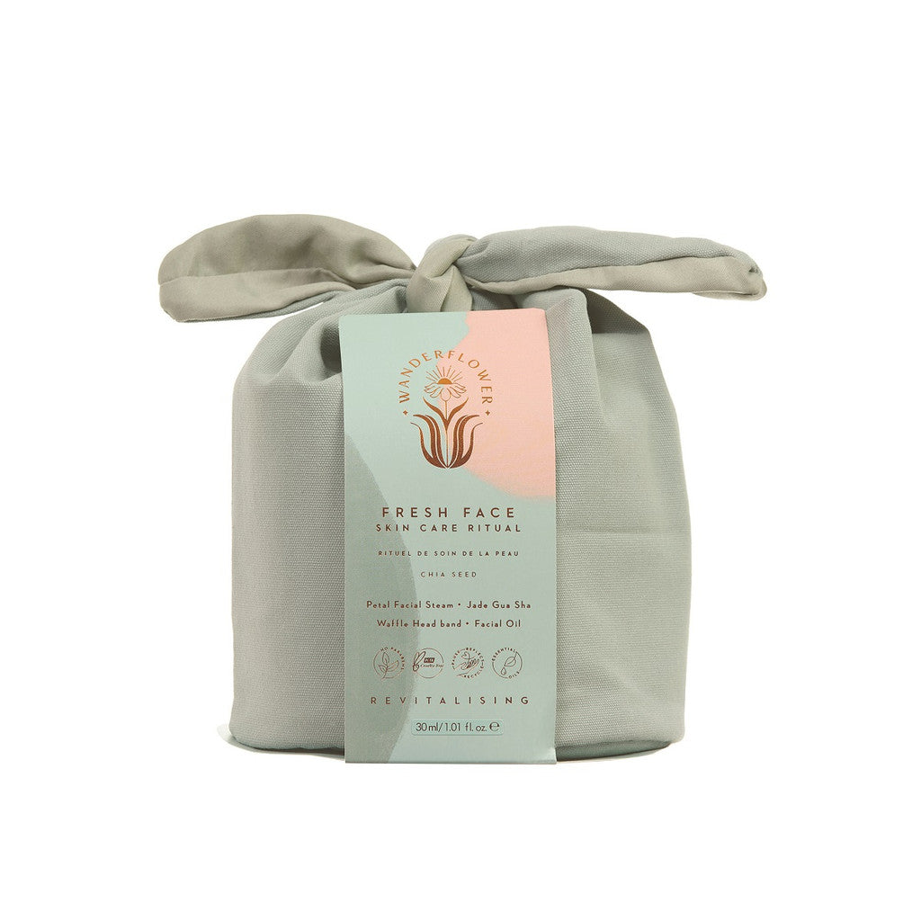 Wanderflower Fresh Face Skin Care Ritual Set - Chia Seed - Revitalising