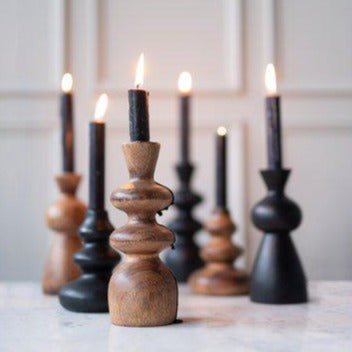 Wikholm Candleholders Set of 3 Black