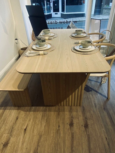 Ex Display Velvet Dining Table Set