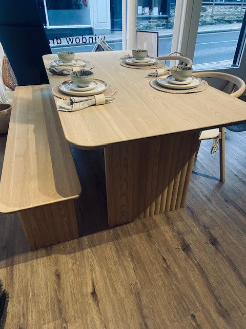 Ex Display Velvet Dining Table Set