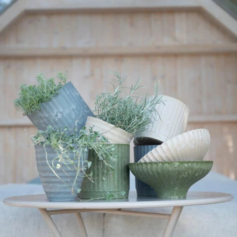 Wikholm Yodit Recycled Plant Pot Grey Set of 2