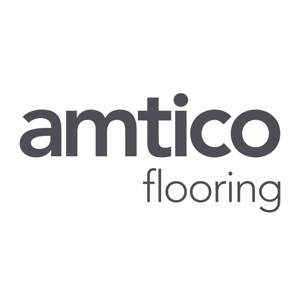 Amtico Flooring logo – premium luxury vinyl tile brand offered by Iroka Interiors in Cornwall.