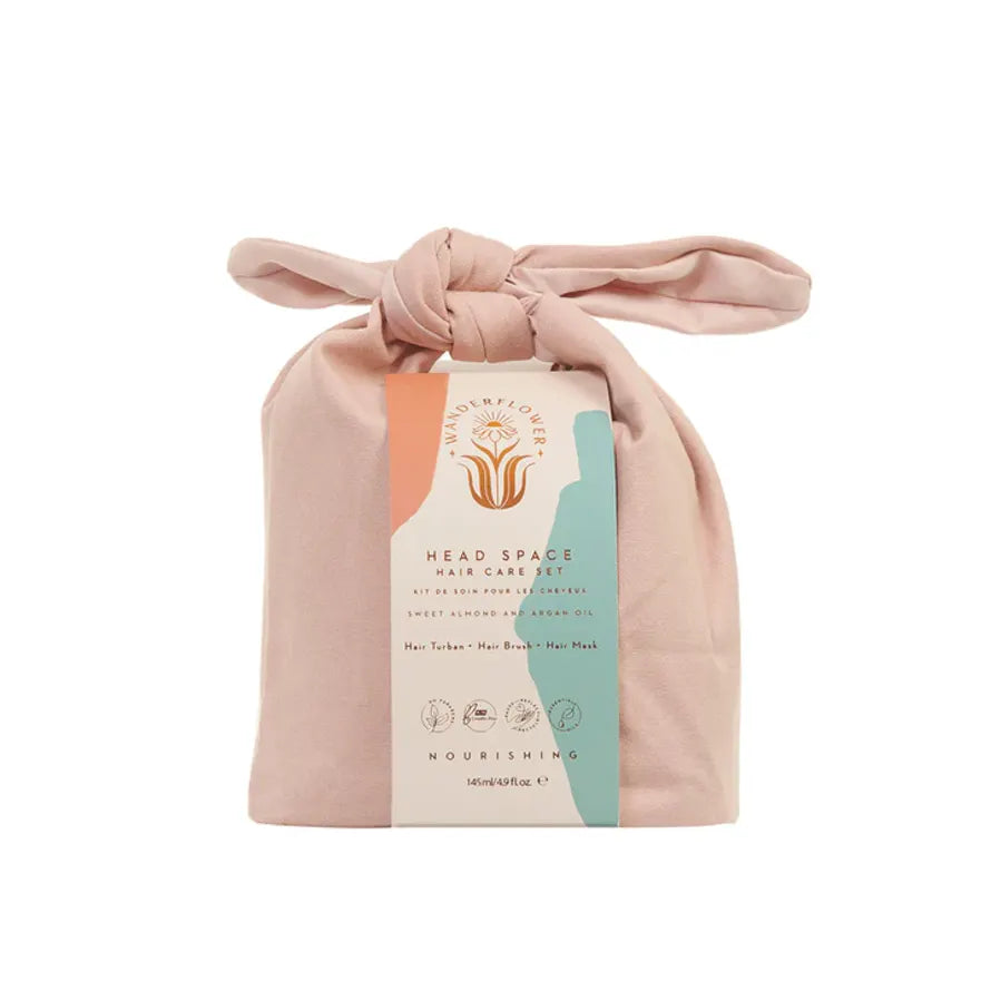 Wanderflower Head Space Hair Care Set -sweet almond & argan oil - Nourishing