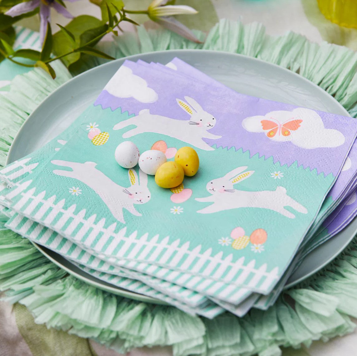 Spring Bunny Eco Recycled Napkins