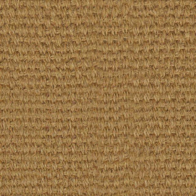 Close-up of Luxury Panama Coir carpet in a rich natural golden tone, highlighting its dense, textured weave made from sustainable coconut husk fibres – ideal for busy areas and rustic interior schemes.