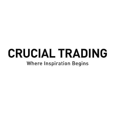 Crucial Trading logo – premium natural fibre flooring brand known for bespoke carpets and rugs, available at Iroka Interiors, Cornwall.