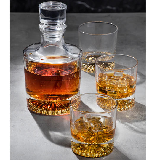 Ladelle Enzo Gold Whisky Decanter