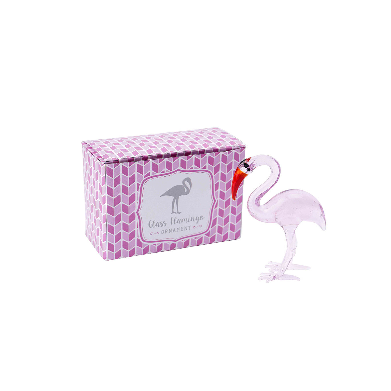 CGB Giftware Glass Flamingo