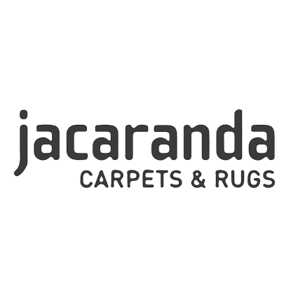 Jacaranda Carpets & Rugs logo – sustainable, handmade flooring brand offering luxurious wool and TENCEL™ carpets, available from Iroka Interiors in Cornwall.