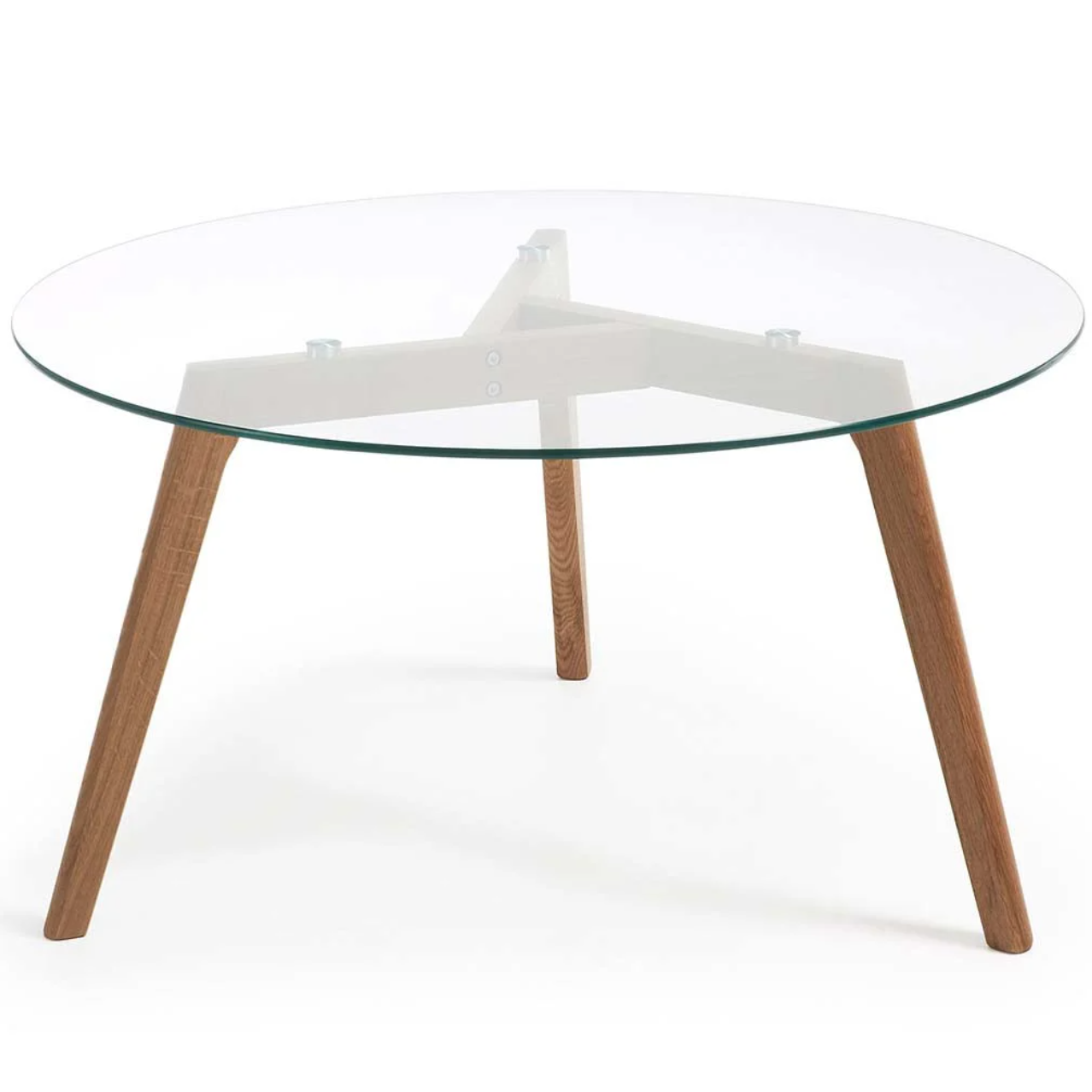 Ex Display La Forma Kirb Clear Glass Coffee Table