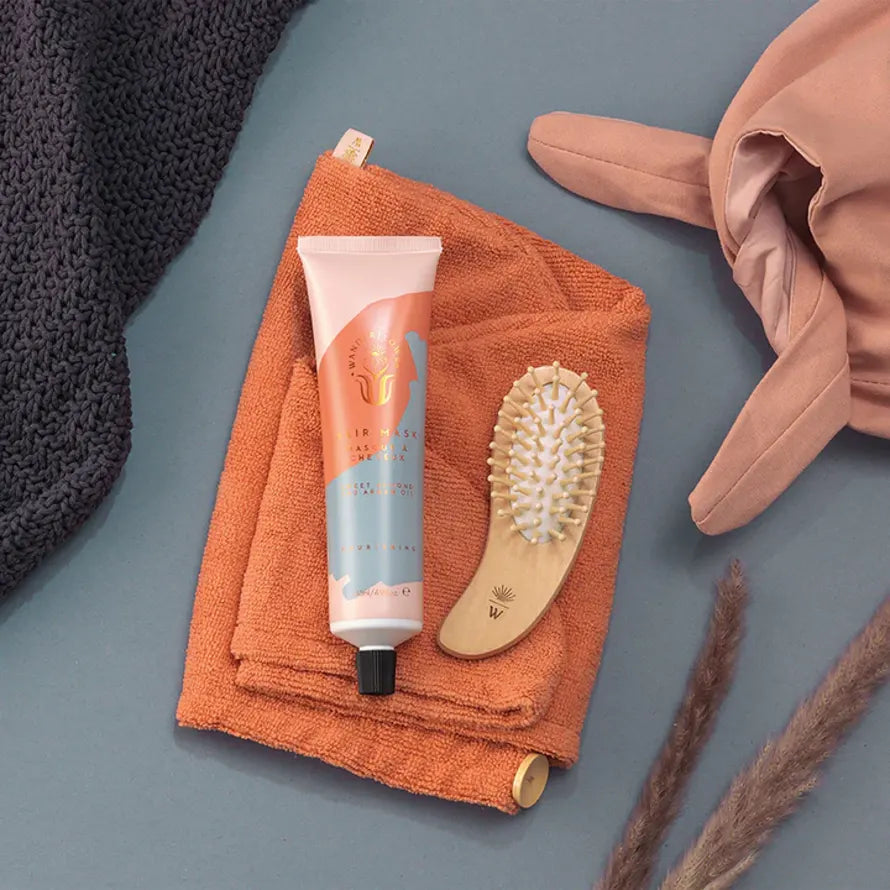 Wanderflower Head Space Hair Care Set -sweet almond & argan oil - Nourishing